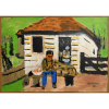 <p>RANCHINHO, Cena Rural - &oacute;leo sobre cart&atilde;o - 35x49,5 cm - Ass. Inf. Dir.</p>