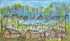 <p>NILSON PIMENTA, Aldeia Ind&iacute;gena - - &oacute;leo sobre tela - 50x90 - - Ass. Inf. Dir.</p>