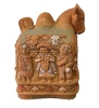 <p>JO&Atilde;O DAS ALAGOAS, Boi - - escultura em argila - 33x22 - 15 - Assinada</p>
