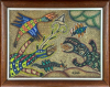 <p>ALCIDES SANTOS, Bichos - 1973 - &oacute;leo sobre eucatex - 35x50 - - Ass. inf. dir.</p>
