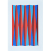 <p>Marcos Garrot - Geométrico Azul e Vermelho - Serigrafia - 82/120 - 50x35cm - a.c.i.d</p>