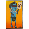 <p>Cranio - Spray sobre tela - 166x96 cm - a.c.i.d.</p>
