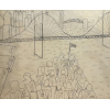 <p>Djanira da Motta e Silva ,Manhattan New York, Nanquim, 48x60, Ass. Datado e localizado, Obs, essa obra marca a temporada que esteve nos USA logo ap&oacute;s a guerra ela executou poucos trabalho nesse per&iacute;odo mais nessa obra ela regista a iconografia e tb o momento alegre do Americano com o fim da Guerra</p>