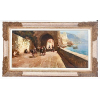<p>Dario Mecatti. Costa Amalfitana. Óleo sobre tela. 50 x 100 cm</p>
