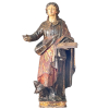 <p>Escultura em madeira policromada e dourada representando São João. Portugal, século XVIII. 80 cm.</p>