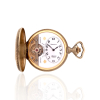 <p>Hebdomas Arnex - Relógio de Bolso, caixa de três tampas de metal com acabamento em ouro amarelo. Cerca de 50mm de diâmetro. Movimento com corda e ajuste pela coroa (stem-set). Mostrador de porcelana. Fabricado na Suíça. <em>Observação: os relógios são peças antigas destinadas a fins de colecionismo. Não é garantido o funcionamento, considerando o tempo de fabricação e o caráter histórico das peças. </em></p>