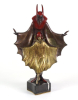 <p>ROLAND PARIS - Santanella. Escultura de bronze policromado, sobre base de mármore. 39 cm (altura).</p>