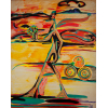 <p>Namorado - Óleo s/ tela, 198 x 160 cm, ass. inferior direito e verso</p>