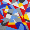 <p>Claudio Tozzi - Dança, Acrílica s/ tela, 90 x 90 cm, ass. inferior direito e verso, dat. 2016. Acompanha certificado emitido pelo artista</p>