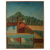 <p>Lorenzato - OST - Catalogada LOR-0748. Pequena perda de pintura. Veja fotos. Mede 38cm x 48cm.</p>