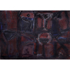 IBERÊ CAMARGO (1914 - 1994)<br />Pinturas, 29/11/1983<br />óleo s/ tela<br />40 x 57 cm<br />ass. inf. direito e verso<br />Ex-coleção Luis Sérgio Coelho de Sampaio.