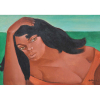 DI CAVALCANTI, Emil.(1897-1976)<br>Figura feminina, 1961 <br>Óleo s/ tela <br>46 x 65 cm <br>ass. inf. direito