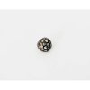  Anel. Jack Vartanian . Meio globo em ouro negro . cravejado em brilhantes gray (total 12.80 kt)