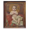 PEDRO AMÉRICO (1843 - 1905)<br />Menino Jesus, 1902<br />óleo s/ tela<br />56 x 44 cm<br />ass. sup. direito