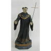 Santo Padre - Imagem do Séc. XIX, em madeira policromada. Alt. 25,5cm.