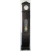 Antigo relógio de coluna em madeira nobre entalhada. (necessita reparo). Med. 233x40x24cm. 