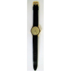 Relógio de pulso Patek Philippe-modelo Calatrava. Caixa em ouro 18 K, com aproximadamente 26 mm. Fecho com contraste e numeração. Pulseira não original, em excelente estado. Funcionando. (Este ítem não se encontra no local da exposição).