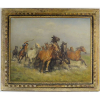 VISKI - CAVALOS - OST - 80X100cm. Escola Húngara.