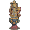 Nossa Senhora da Conceição - Imagem em madeira policromada. Minas, Séc. XIX. Alt. 36,5cm. 