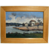 S. PINTO - MARINHA COM CASA - OST - 46X65cm.