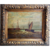 E. DE MARTINO - BARCO A VELA - OST - 42X53cm. 