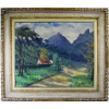 MANOEL SANTIAGO - TERESOPOLIS - OST- 60X72cm. Dat.1948.