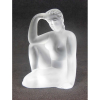 Lalique - Escultura em cristal francês, representando Nú feminino. Assinado e localizado. Alt. 9 cm.