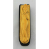 Escultura de coleção em marfim europeu, do Séc. XIX, representando Nu feminino em repouso. Base em madeira. Med. total 4,5x17x4,5cm.