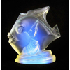 Sabino - Escultura de coleção em cristal francês satiné, na forma de peixe. Assinada e localizada em relevo. Minúsculo bicado no rabo. Alt. 11cm.
