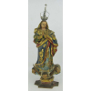 Nossa Senhora da Conceição - Imagem do Séc. XIX, em madeira policromada. Coroa de prata. Alt. total 40,5cm.