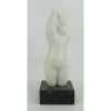Bruno Giorgi - Escultura em mármore Carrara representando Torso feminino. Assinado. Base em granito. Alt. total 23cm.