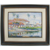 MARIO NUNES (1889-1982 – Olinda/PE) - PAISAGEM COM RIO - OST - 38X50. Artista nascido no Recife, sendo um dos fundadores da Escola de Belas Artes em Recife, tendo como mestre o pintos Telles Junior.