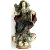 Nossa Senhora da Conceiçao - Grande imagem do Séc. XIX, em madeira policromada. Alt. 90cm.