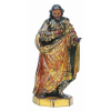 São José de Botas - belíssima imagem em madeira policromada. Séc. XIX. Alt. 24cm.