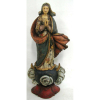 Nossa Senhora da Conceição - Bela imagem do Séc. XIX, em madeira policromada. Possui na parte posterior compartimento secreto para jóias. Alt. 39cm.