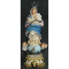 Nossa Senhora da Conceição - Belíssima imagem portuguesa do Séc. XIX, em madeira policromada. Coroa em prata. Alt. 43cm.
