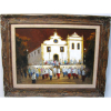 ROMANELLI - IGREJA DE NOSSA SENHORA DE MONTSERRAT - SANTOS/SP - 73X100cm. Dat. 1997 no verso. 