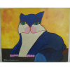 ALDEMIR MARTINS - GATO - AST - 40X50cm. Com certificado de autenticidade.