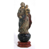 Nossa Senhora com Menino Jesus - Bela imagem do Séc. XVIII, em madeira policromada. Alt. 17cm.