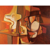 Roberto Burle Marx - Composição - OST - 97 x 123 - 1985 - ACID - Reproduzido no catálogo de Exposição da Galeria Firenze – Belo Horizonte em 2016 – Coleção Haroldo Grossi - SP