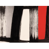 <p>Amílcar de Castro - Gestual em vermelho e preto - Acrílica sobre Eucatex - 90 x 120 - 1989 - Ass. No verso - Catalogado pelo Instituto Amílcar de Castro</p>