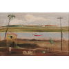 <p>Alberto da Veiga Guignard - Lagoa Santa - Óleo sobre madeira - 25 x 40 - Circa de 1950 - Ass. canto inferior esquerdo e verso</p>