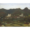 ALBERTO DA VEIGA GUIGNARD - Vista de Sabará OSM - 36 x 48 ACID e Verso 1948