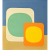 ALOÍSIO CARVÃO - Composição OST - 60 x 54 1961Ass. Verso - Carimbo da Petit Galerie