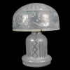 <p>DAUM NANCY- FRANCE- C.1930<br />MUSHROON TABLE LAMP- Grande Luminária Cogumelo- ART DECO, ASSINADA NA BASE E NA CÚPULA com a Cruz de Lorena. Motivos geométricos estilizados gravados em ácido. Medidas: 54 x 40 x 40 cm <br />PESO:11.850 KG.<br />Marca número 72, reproduzida no livro GLAS: Historismus, Jugendstil, Art Déco. 1985. <br />Autores: Helga Hilschenz-Mlynek e Helmut Ricke. página 447.<br /><br />https://www.1stdibs.com/furniture/lighting/table-lamps/daum-nancy-french-art-deco-mushroom-patterned-yellow-painted-table-lamp/id-f_35518022/</p>