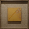 TOMIE OHTAKE (Quioto, Japão 1913 — São Paulo, 2015)<br />30x30 cm./ 62x62 cm.<br />Óleo sobre tela, 1988<br />Amarelo, P88-18<br />Registrado no Instituto Tomie Ohtake