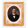 Ernest PAPF, Joaquim Nabuco pelo retratista da Familia Real<br />Atributivo retrato Joaquim Nabuco <br />Recife 1849 – Washington 1910<br />Homem em que na data de seu nascimento, 19 de agosto, comemora-se o Dia Nacional do Historiador.<br />Medindo 48 x 38 cm. <br />Óleo sobre tela.<br /><br />SOBRE ERNEST PAPF<br />Karl Ernst Papf<br />Retratista oficial da Familia Real<br />Dresden, 1833 – São Paulo 1910<br />Estudou na Academia de Dresden uma das melhores do mundo até os dias atuais. <br />No Império Brasileiro recebeu encomendas oficiais para retratar a família imperial, o que e consolida sua reputação como retratista oficial do Brasil.<br />Suas obras eram muito caras, acessíveis à apenas aristocratas e comerciantes muito abastados.<br />No início da República, mudou-se para São Paulo, onde tornou-se rapidamente no mais requisitado e prestigiado da sociedade, retratando endinheirados e novos dirigentes republicanos - como Duprat em 1903.<br />Em 1980, o Museu Imperial e a Pinacoteca do Estado de São Paulo realizaram retrospectivas em sua homenagem.<br /><br />SOBRE Joaquim Aurélio Barreto Nabuco de Araújo:<br />(Recife, 19 de agosto de 1849 – Washington, 17 de janeiro de 1910) foi um político, diplomata, historiador, jurista, orador e jornalista brasileiro formado pela Faculdade de Direito do Recife. Foi um dos fundadores da Academia Brasileira de Letras. <br /><br />Foi um dos grandes diplomatas do Império do Brasil (1822-1889), <br /><br />Nabuco diz sentir saudade do escravo pela generosidade deles, num contraponto ao egoísmo do senhor. <br /><br />A escravidão permanecerá por muito tempo como a característica nacional do Brasil