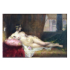 <p>Adrien Henri, TANOUX (1865-1923) <br />MED. 40 x 56 cm <br />Com moldura: 46 x 63 cm<br /><br />Nascido em Marselha, em 1865, Henri Adrien Tanoux iniciou sua jornada artística na École des Beaux-Arts local, mas foi em Paris, sob a tutela de Léon Bonnat, que seu talento floresceu. A partir de 1886, Tanoux conquistou espaço no prestigiado Salão de Paris, encantando o público com seu domínio técnico e sensibilidade.<br /><br />Uma bolsa do Conselho Superior das Belas-Artes em 1895 o levou ao Norte da África, onde descobriu o universo fascinante do orientalismo — uma paixão que iluminou suas telas com odaliscas sedutoras, harems misteriosos e paisagens exóticas.<br /><br />Sua pintura mescla o rigor do realismo acadêmico com a delicadeza das cores e formas femininas, criando obras que respiram sensualidade e mistério. Ícones como “Namouna”, “Thaïs” e “La Belle Esclave” revelam essa união perfeita entre técnica e emoção.<br /><br />Obras de Tanoux já ultrapassaram a marca de 70 mil dólares em leilões, confirmando seu valor e relevância no mercado de arte.<br /><br />Tanoux faleceu em Paris, em 1923, mas seu legado vive nas maiores coleções da França e da Argentina — do Musée des Beaux-Arts de Marselha ao Museo Nacional de Bellas Artes de Buenos Aires. A beleza de sua obra atravessa o tempo, e até hoje nos convida a mergulhar em um mundo de encanto e exotismo.</p>