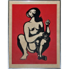 E. DI CAVALCANTI<br />65x47 cm.<br />Serigrafia original assinada, década de 1960.