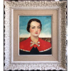 ESCOLA NACIONAL DE BELAS ARTES - MODERNISMO<br /><br />PORTINARI<br />“Retrato de Elza Rabello”<br />47 x 37,5 cm.<br />Óleo sobre tela<br />1934<br /><br />Assinada e data no canto superior direito. Reproduzido no Catálogo Raisonné Vol. I do artista, pág. - 294; Reproduzido no livro Portinari - A Construção de uma obra, pág. 62; Reproduzido no livro Imagens Negociadas: retratos da elite brasileira, Sérgio Miceli, 1996, pg. 171; Participou da Exposição Portinari, no Palace Hotel, Rio de Janeiro em 1934.<br /><br />